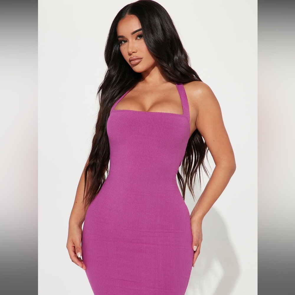 Fashion nova purple dress NWT - Picture 5 of 5
